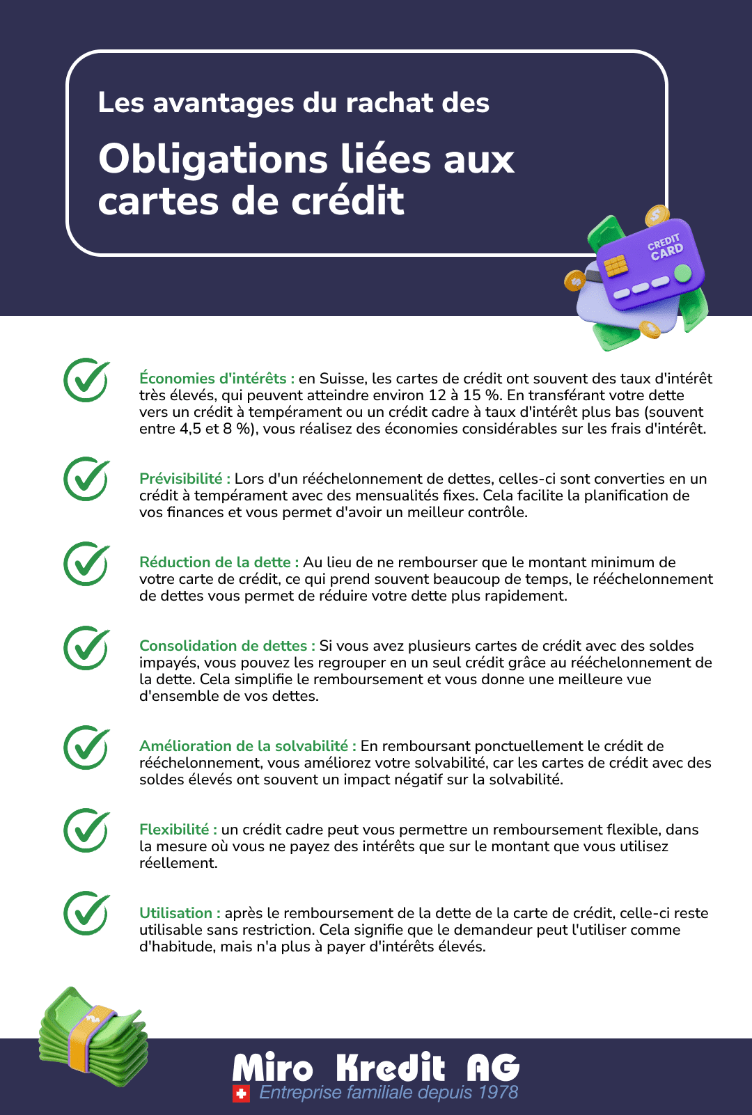 Les avantages du rachat des obligations liées aux cartes de crédit